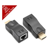 Extensor Hdmi Via Cabo De Rede Até 30 Metros 1 Via Full Hd