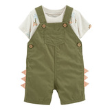 Carters Set 2 Piezas Remera Enterito Dinosaurios 1n588310