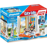 Playmobil Hospital Pediatra Infantil Ambulancia Doctora Casa