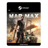 Mad Max Key For Steam: Standard Edition