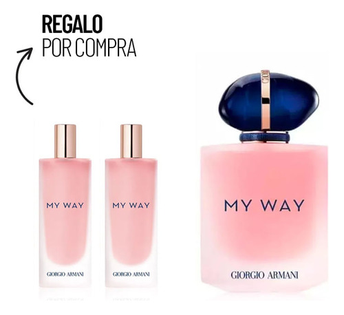 Kit Perfume Mujer Armani My Way Florale Edp 90 Ml + Minitall