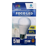 Foco Led Mini 5w Slim 400lm Luz Blanca Lampara Mesa Ahorrado