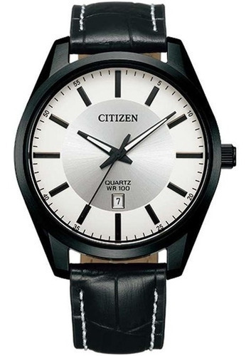 Reloj Citizen Quartz Analog Bi103509a Hombre Color De La Malla Negro Color Del Bisel Negro Color Del Fondo Blanco