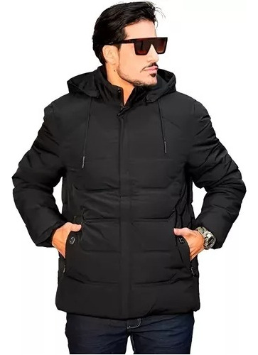 Jaqueta Masculina Bobojaco Com Fone Inverno Importada Frio