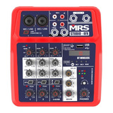 Consola De Sonido Interface Usb Y Bluetooth Mrs Studio4fx