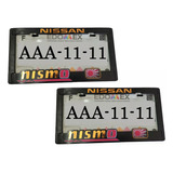 Par Porta Placas Nismo Sol Nissan Cabstar 2015