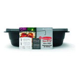 Recipiente Para Alimentos Rubbermaid 1 Pieza, 4.7tz, Negro