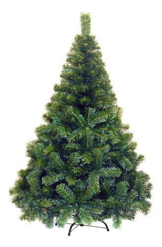 Pino De Navidad Premium 1,50 Mts Pie Metálico - Sheshu Color Verde