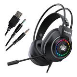 Headset Gamer 5+ Rgb Usb Plug And Play - X5-1000