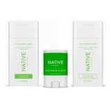 Native Set Viajero Shampoo Acondicionador Desodorante Natur 