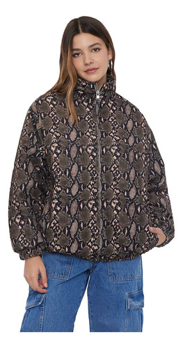 Chaqueta Mujer Bomber Cotelé Snake Sas Corona