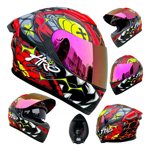 Casco Integral Marca Hro 514 Evo Gator