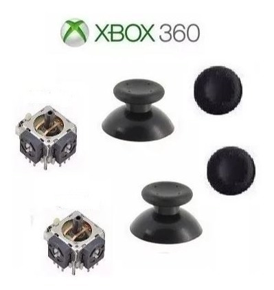 2 Analógicos 3d + Alavancas Controle Xbox 360 