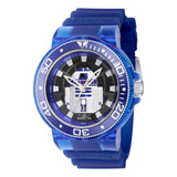 Reloj Para Hombre Invicta Star Wars 39710 Transparente, Azul