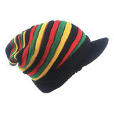 Gorro Rasta De Punto De Lana Gorro Jamaicano Reggae Colorido