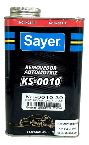 Sayer Removedor Automotriz  Ks-0010.30 1 Litro