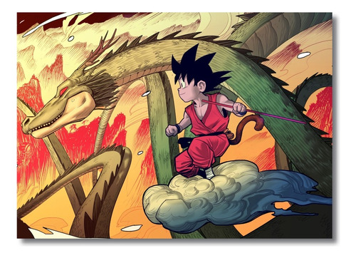 Cuadros Decorativos Dragon Ball 60x43cm Anime Goku
