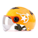 Casco Blanco Para Coche Eléctrico Patinete Bicicleta Cara