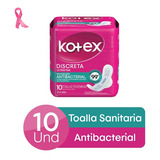 Toalla Higienica Antibacterial Ca Kotex *10(2 Display) Super