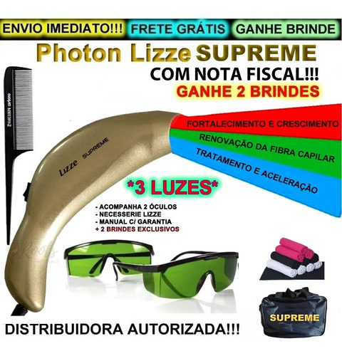 Photon Lizze Supreme 3 Luzes Lançamento + Brindes C/nf