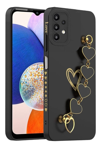 Elegante Funda Para Samsung Galaxy Carcasa +tira De Mano