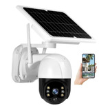 Cámara Robot Ip67 Solar 1080p Tipo Domo Solar Wifi