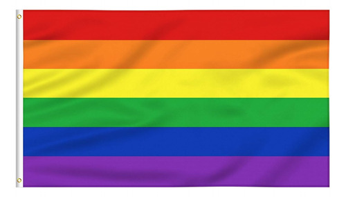 Bandera Lgbt Pride Arcoiris 150x90cm Orgullo Gay  Banderas