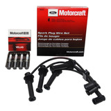 Kit Bujias Y Cables Motorcraft Ford Fiesta Kinetic Sigma 1.6