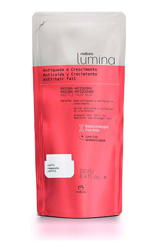 Repuesto Mascara Antiquiebre Natura Lumina 250 Ml