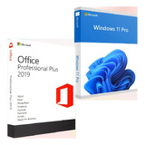 Licença Digital Combo Windws 11 Pro + Office 2019 Pro Plus