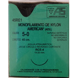 Nylon 5-0 American Suture Color Azul