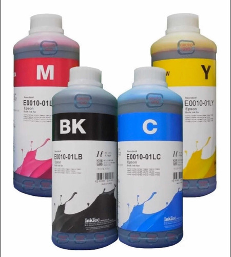 Kit 4 Tintas Epson T664 Ecotank L120 L310 L380 L395 De 500ml