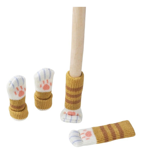 Fundas Para Sillas Gato Fundas Para Patas De Silla Punto 4pz