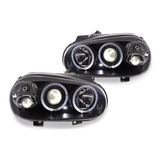 Faros Golf A4 Con Ojo De Angel 1999-2005