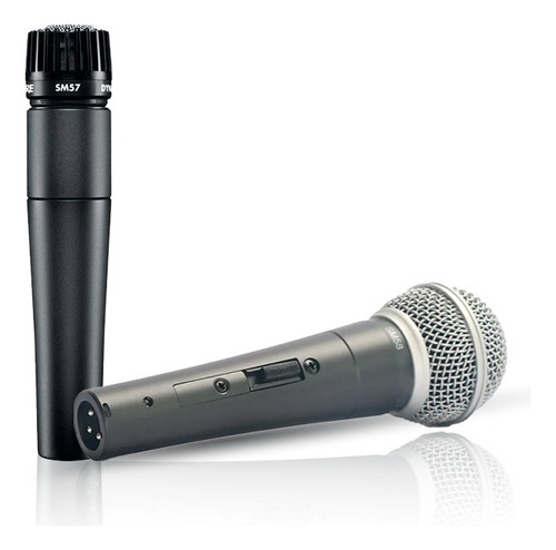 Kit De Microfonos Shure Sm57-lc + Sm58-lc