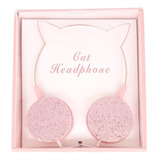 Fone Ouvido Arco De Gatinho C/microfone C/fio Ylfs-22 Rosa