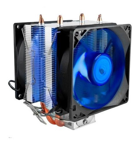 Cooler Duplo Cpu Dual Fan Pc Intel Amd 775 1151 1155 Am3 Am4