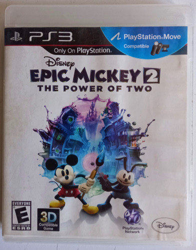 Jogo Epic Mickey 2 The Power Of Two Original Ps3 Fisico Cd.