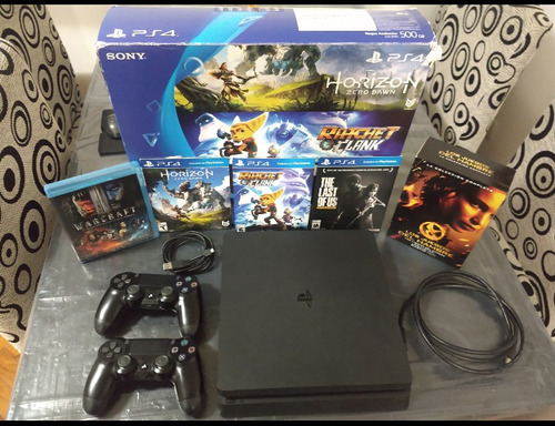 Playstation 4 Slim 500 Gb 2 Joysticks V2 Originales