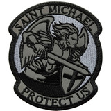 Parche Bordado Reflectivo Con O Sin Velcro Saint Michael