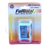 1 Bateria 3nh 2/3 Aa Recargable 400 Mah 3.6v Telefono Inalam