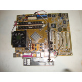 Kit Antigo Placa Mãe Asus A7n8x-x Com Processador E Memoria