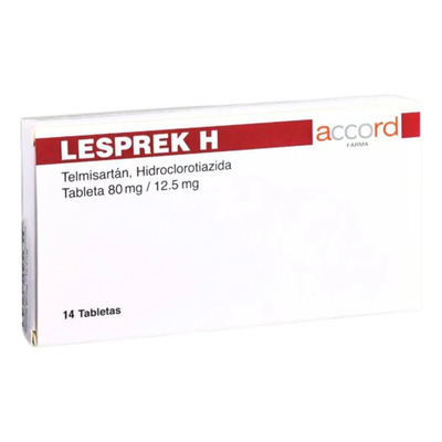 Telmisartan 80 Mg Hidroclorotiazida 12.5 Mg Caja 14 Tabletas | MercadoLibre