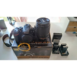  Nikon D5600 Dslr + Lente 18-140 + Sd 128gb + 5 Baterías 