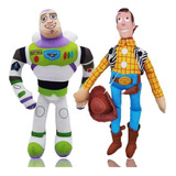 2pcs Toy Story Woddy Buzz Muñeco Peluche Juguete Cumpleaños 