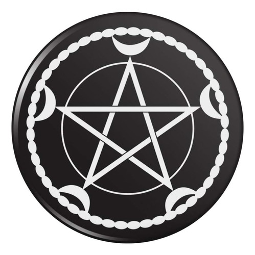 Pentacle Pentagram Moon Goddess Wiccan Witch Nature Monedero