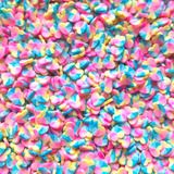 Aplique Fimo Mini Coração Candy Laço Tiaras 30g + Brinde