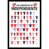 Independiente Camisetas Del 1904 Al 2018 Cuadro Enmarcado 