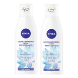 Combo X 2 Nivea Leche De Limpieza Piel Normal A Mixta 200 Ml