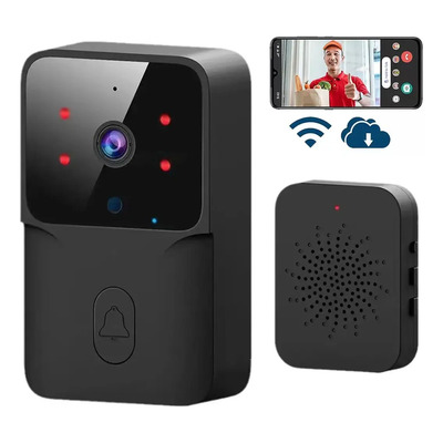 Hancdon Timbre Inteligente Inalámbrico Con Cámara 1 Transmiso 1 Recmarch Videollamadas Interactivas En Tiempo Real Función De Cambio De Voz | MercadoLibre